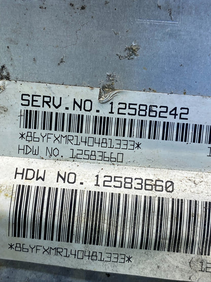 2005 Chevrolet Astro Ecu Engine Control Module Unit Ecm 12586242 AI5095 DW2