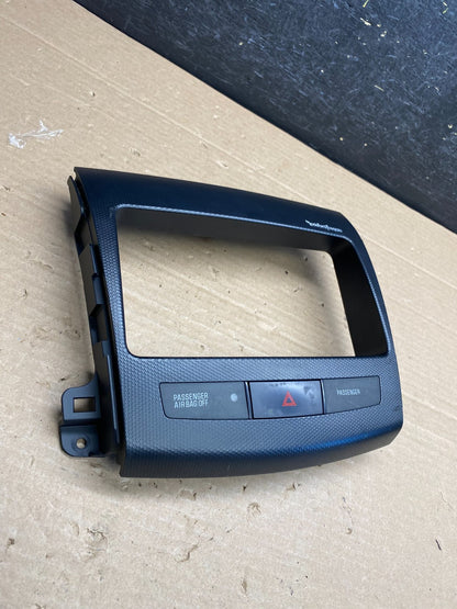 2011-2013 Mitsubishi Outlander Radio Bezel W/ Rockford Audio System AG5269 DG2