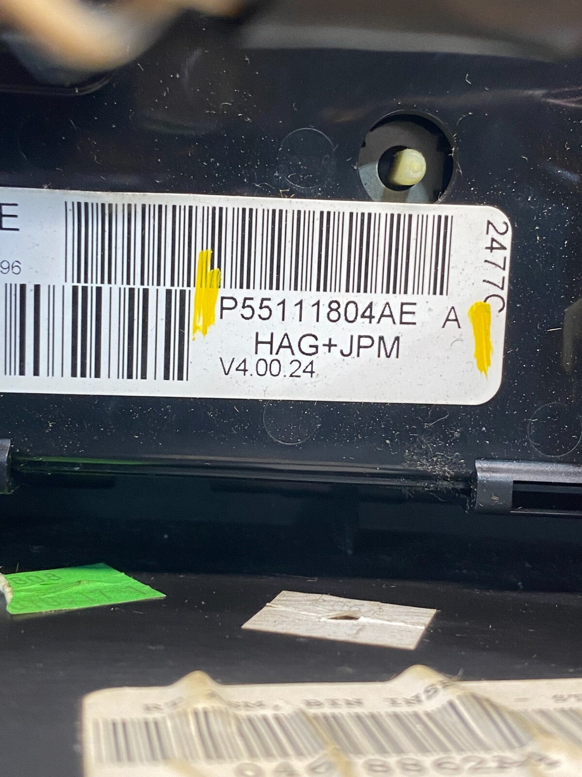 2008-2010 Dodge Grand Caravan Radio Bezel Climate Control Heat AC Heater o3548 D6