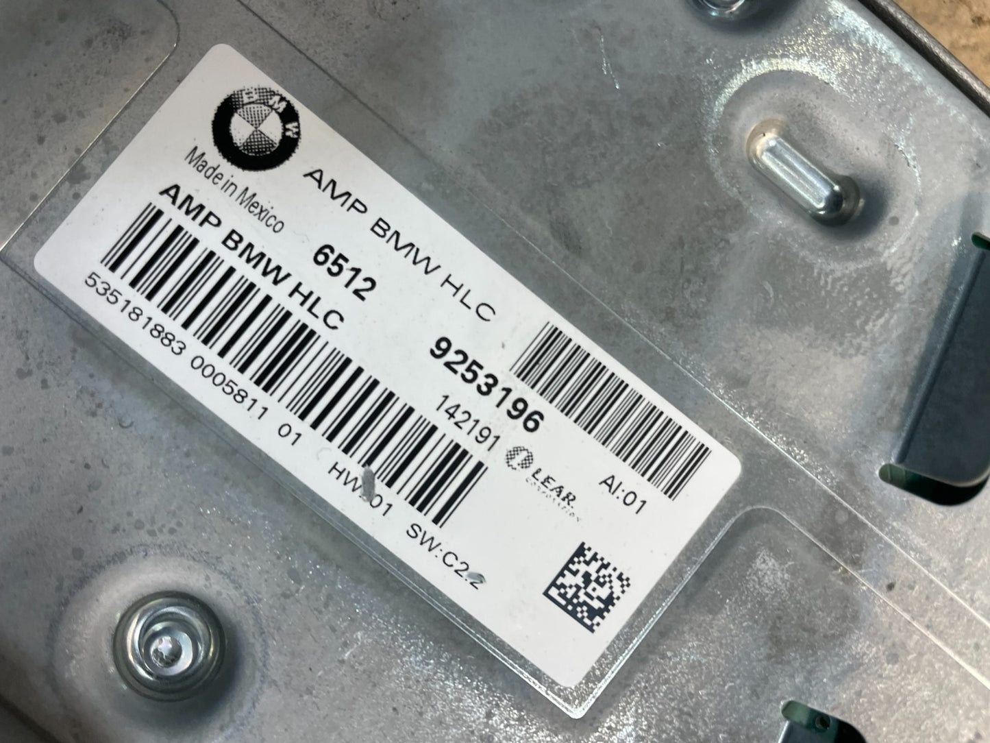 2011-2014 BMW X3 HiFi Lear Radio Audio Amplifier Amp OEM X8501 DG5