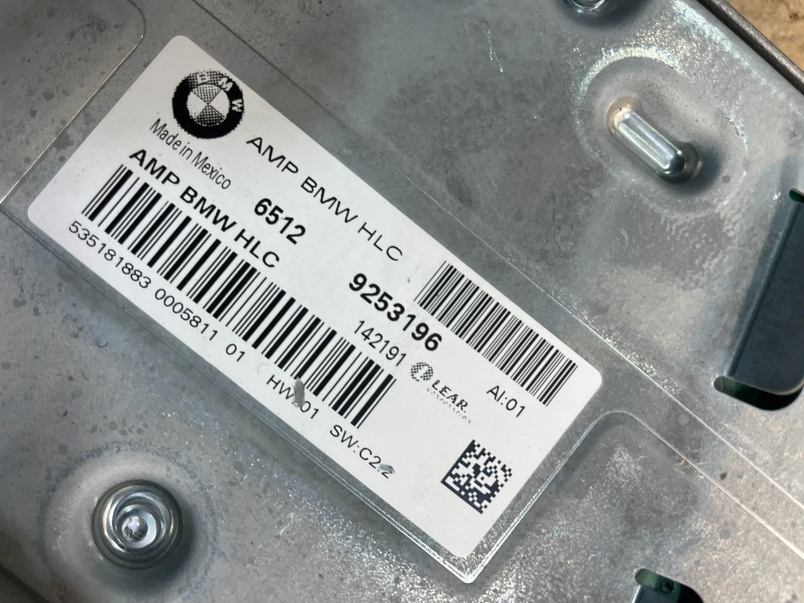 2011-2014 BMW X3 HiFi Lear Radio Audio Amplifier Amp OEM X8501 DG5