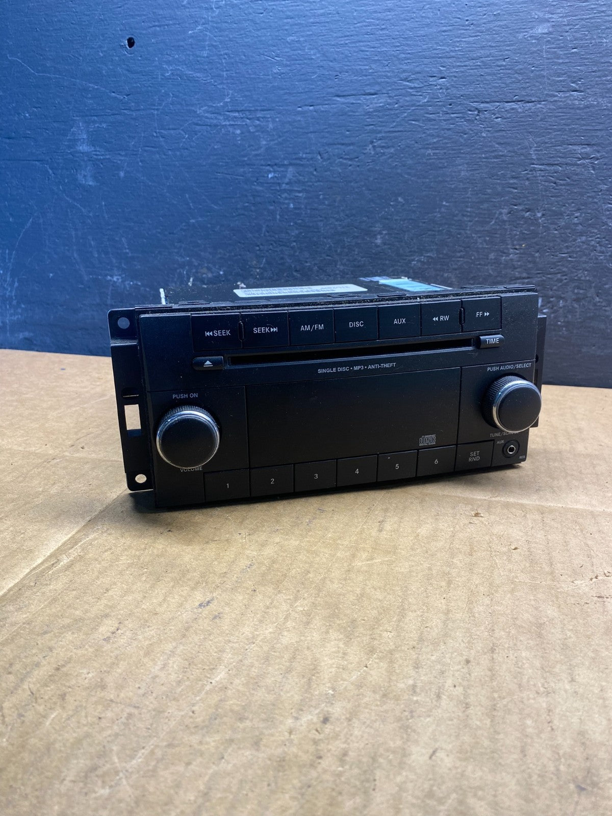 2007-2012 Chrysler Dodge Jeep Ram Radio CD MP3 AUX Receiver AD3584 DG0