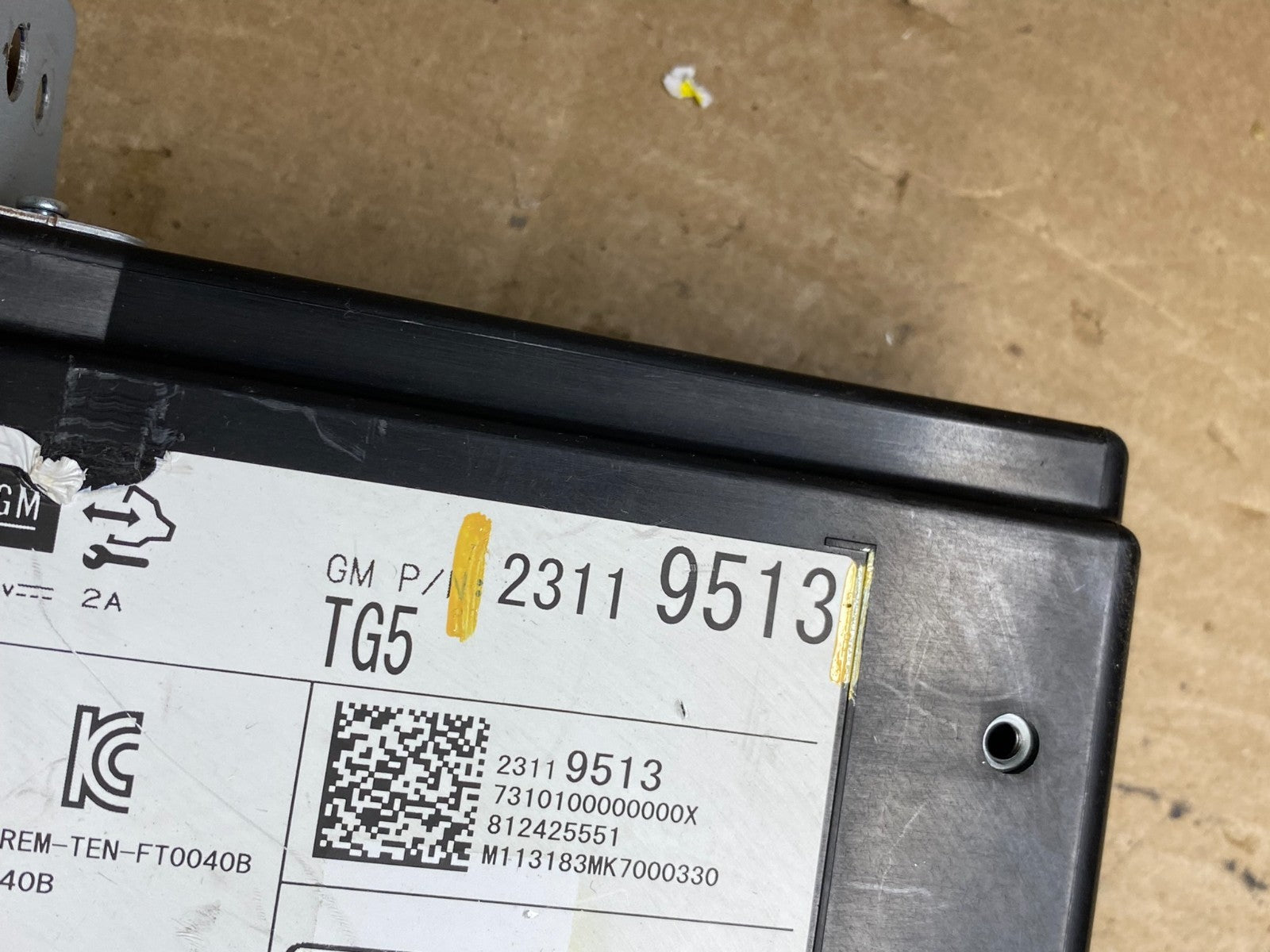 2014 - 2019 Chevy GMC GM CD Receiver Player Unit 13590747 AB9492  DG5