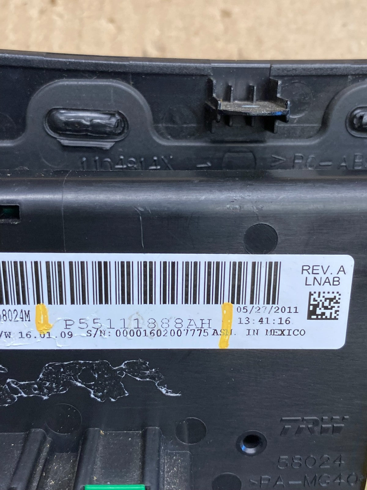 2011-2014 Chrysler 200 Heater AC Climate Switch Temperature Control AC6486 DG5
