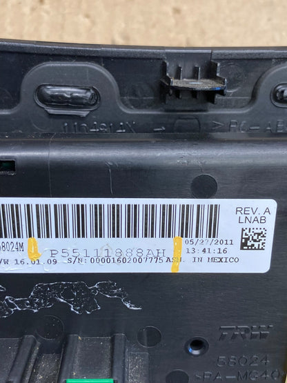 2011-2014 Chrysler 200 Heater AC Climate Switch Temperature Control AC6486 DG5