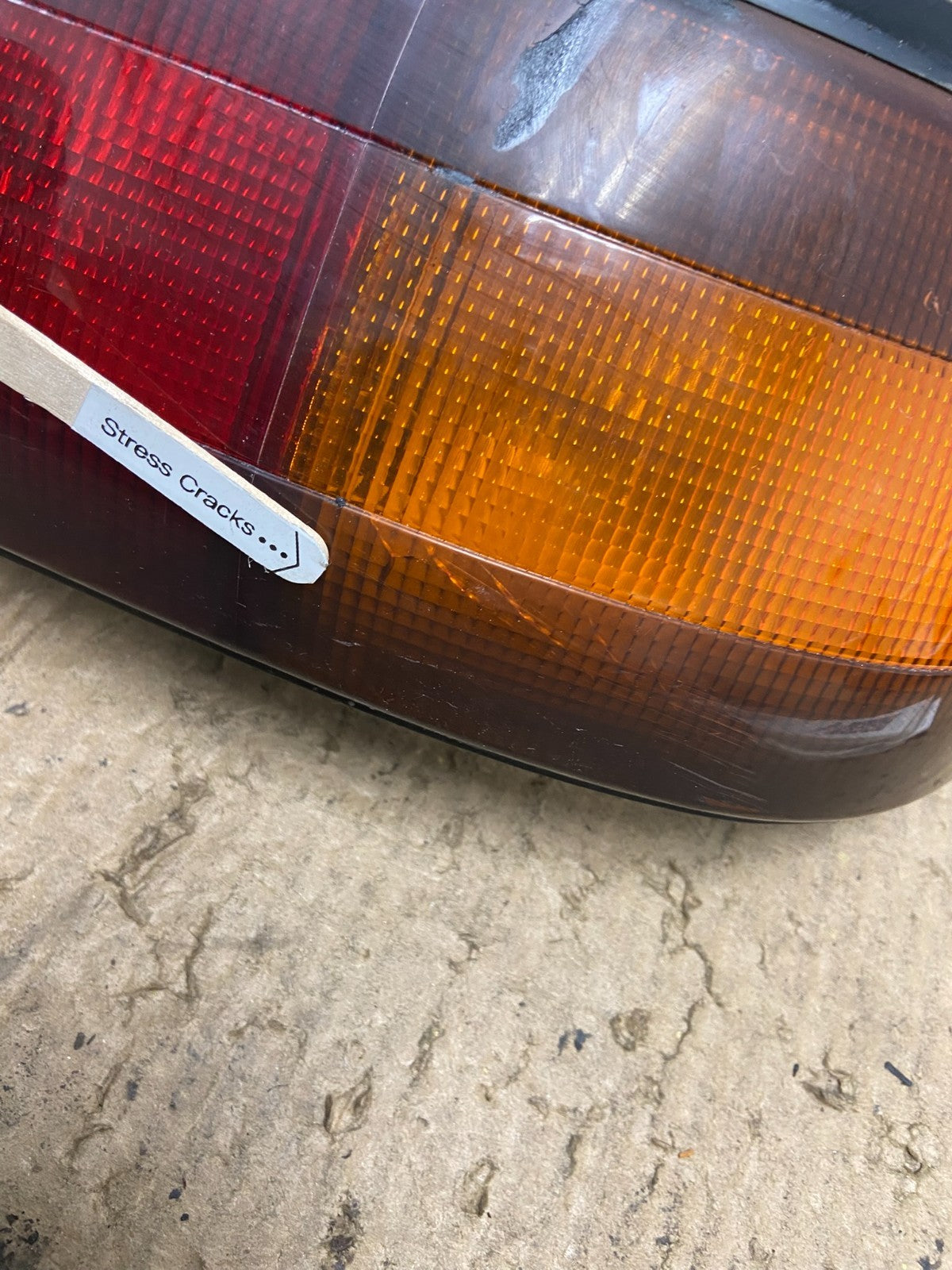 1988-1991 Toyota Corolla Right Passenger Side Tail Light AA85203