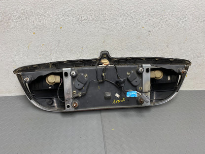 1999-2002 Lincoln Continental License Plate Panel Backup Lights Trim Oem A33606