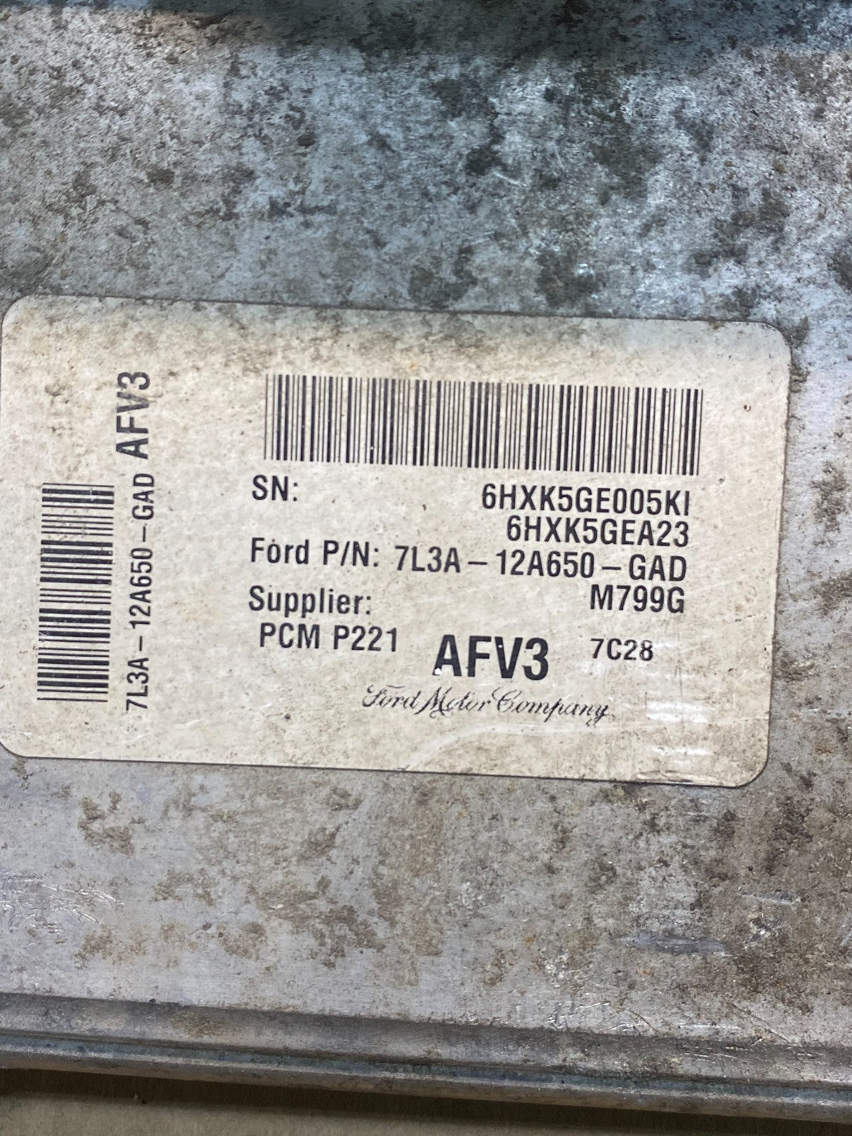 2007 Ford F-150 F150 5.4L Engine Control ECU Computer 7L3A-12A650-GAD ah4930 DG2