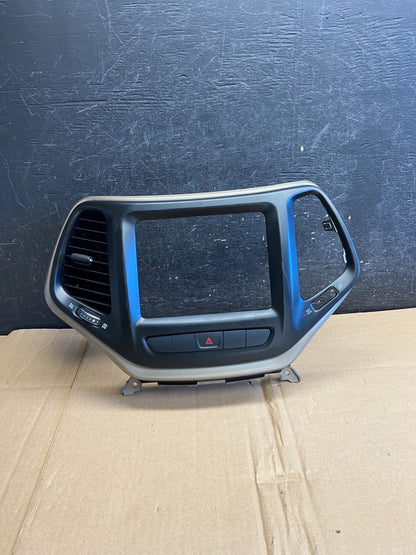 2014 to 2020 Jeep Cherokee Center Radio Climate Control Vent Bezel AI5969 DG0