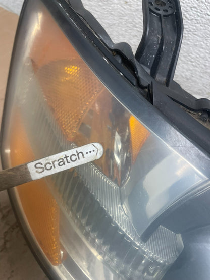 2006 to 2007 Subaru Legacy Right Passenger RH Side Black Headlight Q5239 DW3
