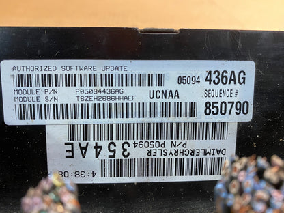 2007 Dodge RAM 1500 5.7L ECU ECM Engine Control Computer p05094436ag Z4729 DG4