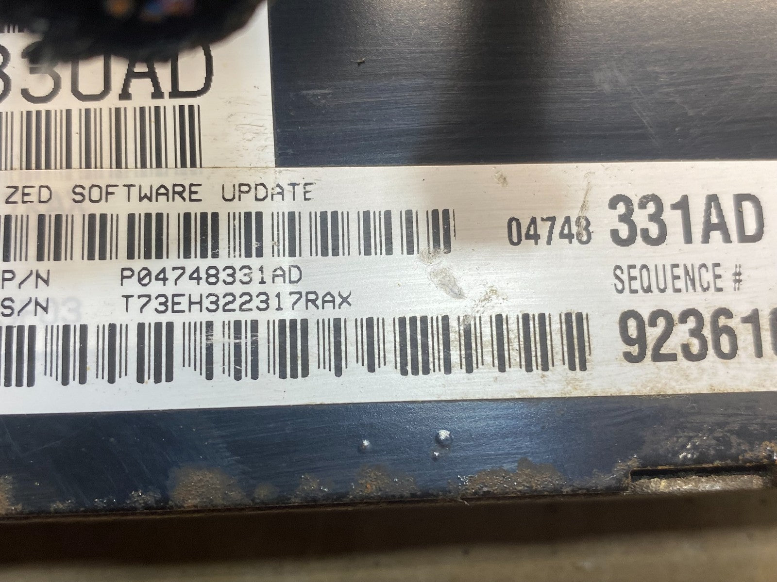 2004 Chrysler Pacifica Engine Control ECU ECM EBX Module AE7767 DG2