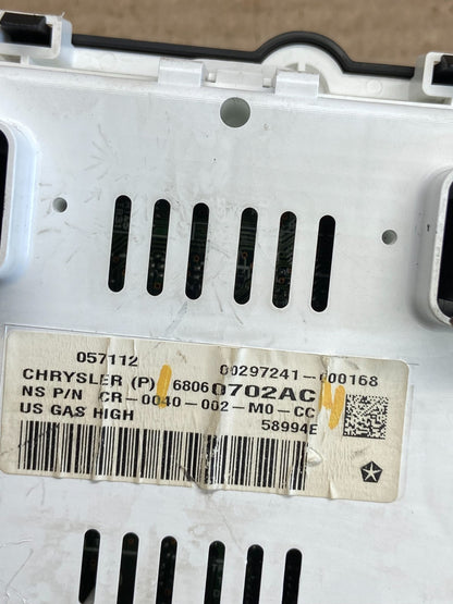 2011 Jeep Wrangler Speedometer Cluster Gauge AH3841 DG7