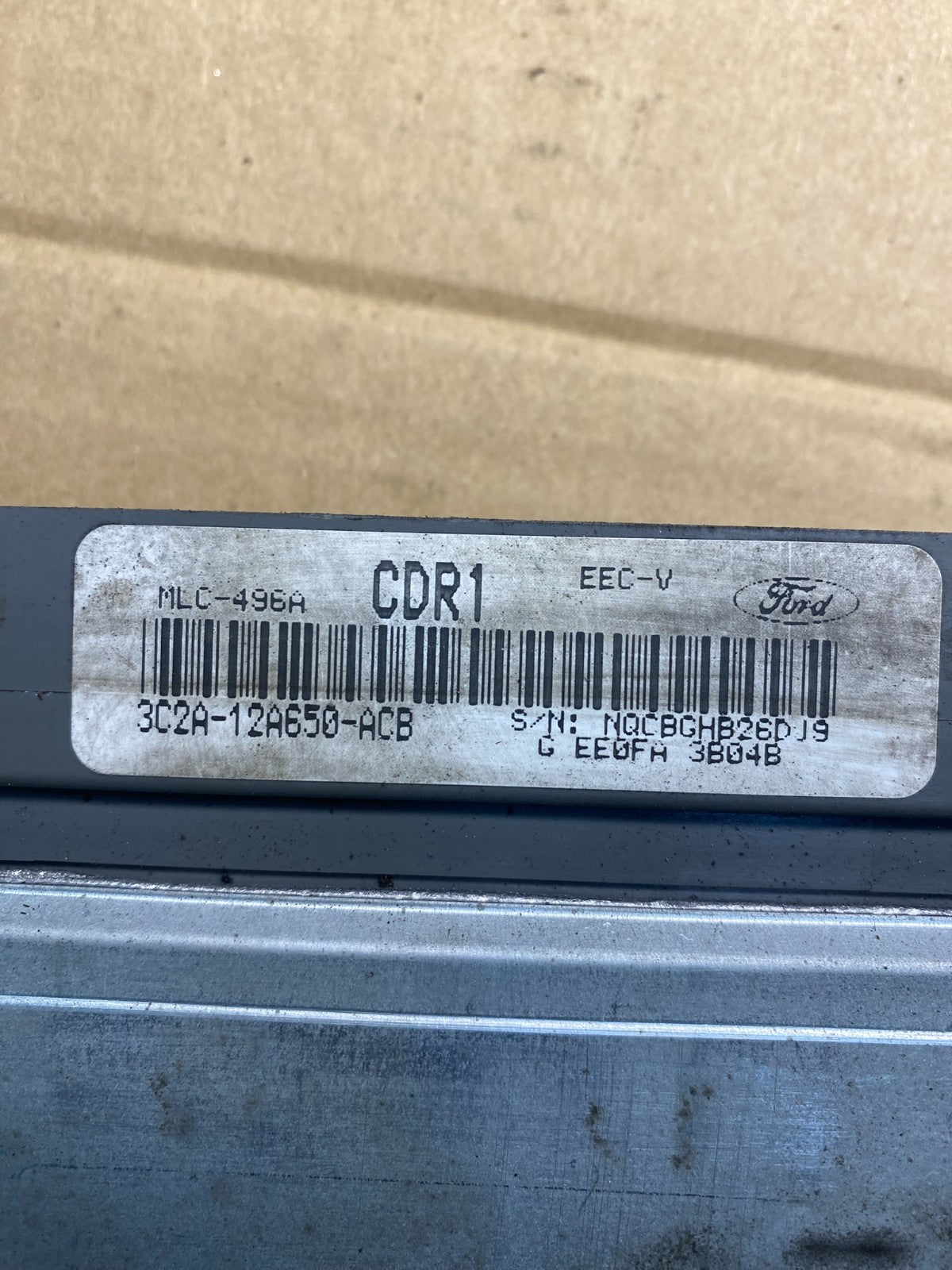 2003 Ford E350 Van 4.6L Engine Control Module Unit ECU 3C2A-12A650-ACB AB7364 DG2
