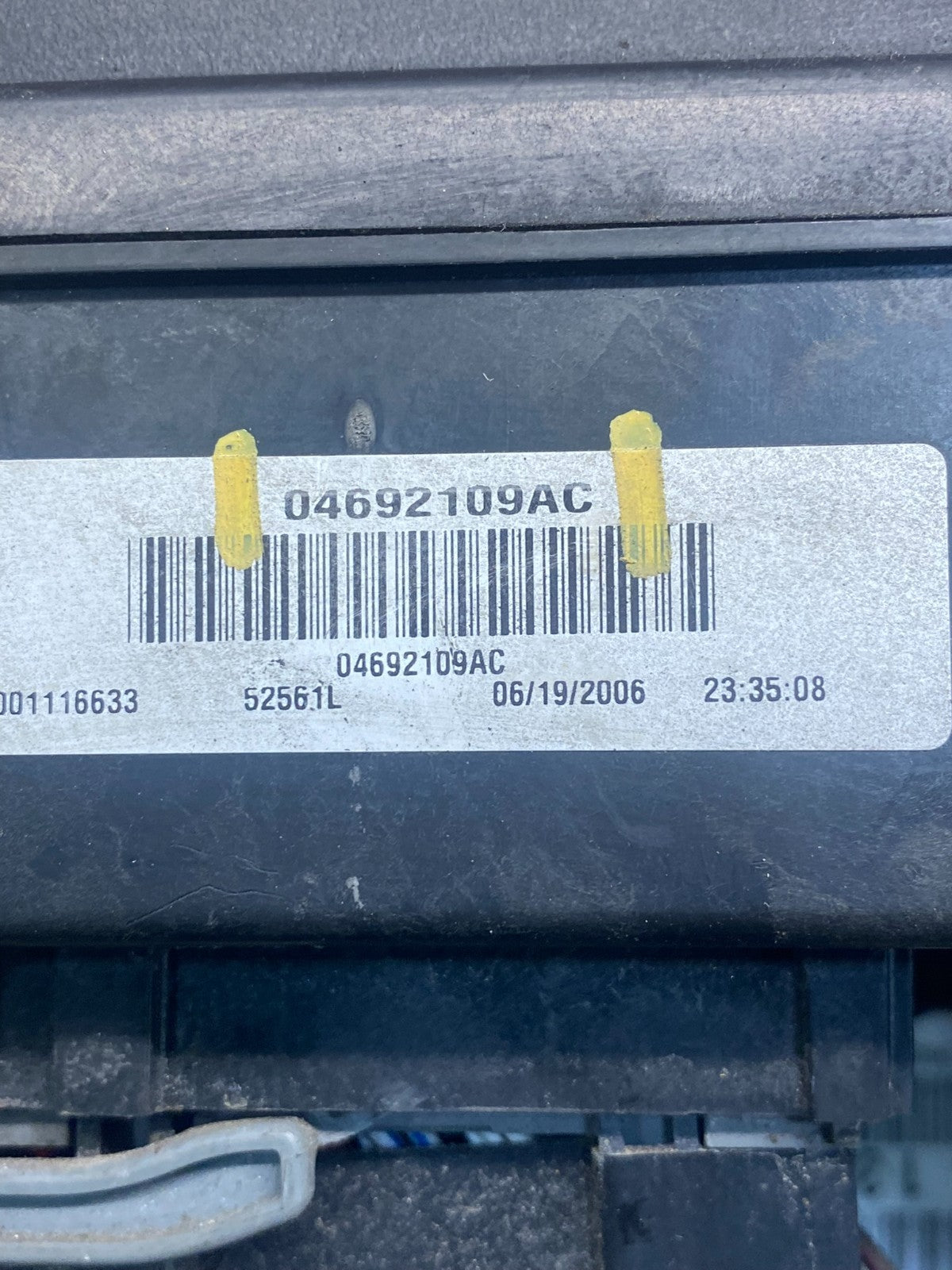 2007 Jeep Grand Cherokee Fuse Box Relay Panel , AG6094 DG6