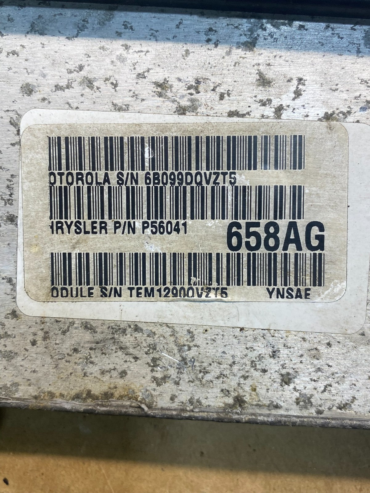 2000 Jeep Wrangler 4.0L Engine Control Module ECU ECM AH4866 DW2