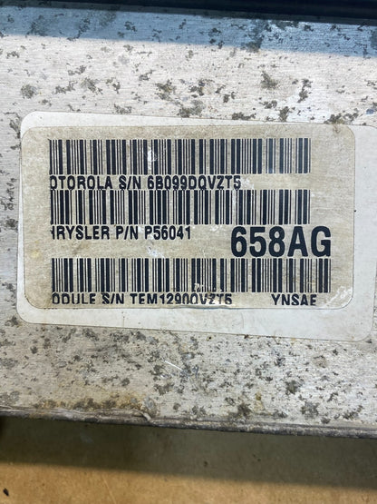 2000 Jeep Wrangler 4.0L Engine Control Module ECU ECM AH4866 DW2