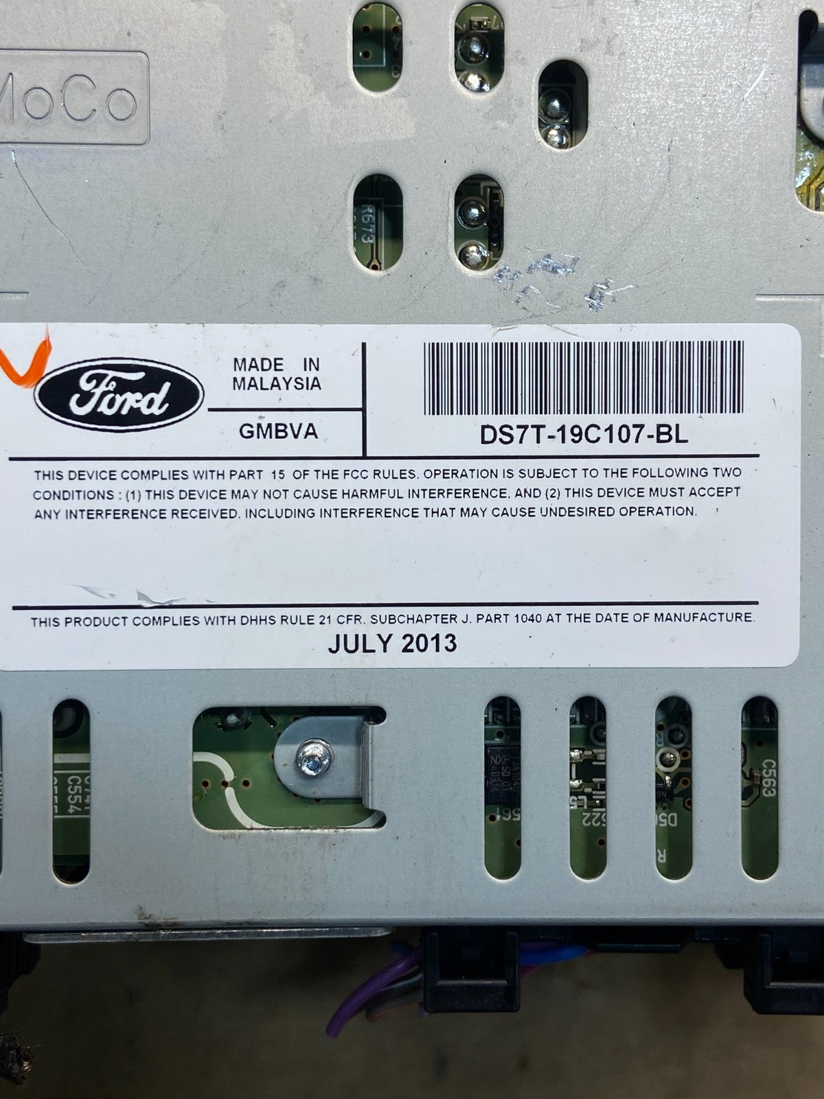 2013 2014 2015 Ford Fusion Radio Audio Receiver AM FM CD MP3 af9406 DG6