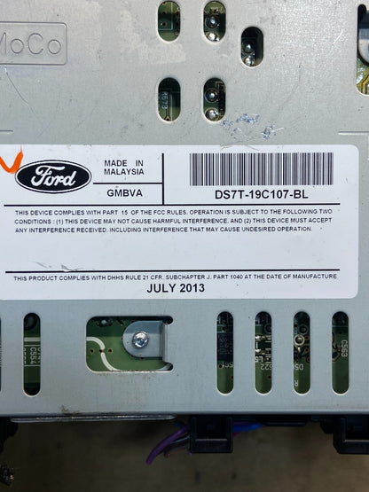 2013 2014 2015 Ford Fusion Radio Audio Receiver AM FM CD MP3 af9406 DG6