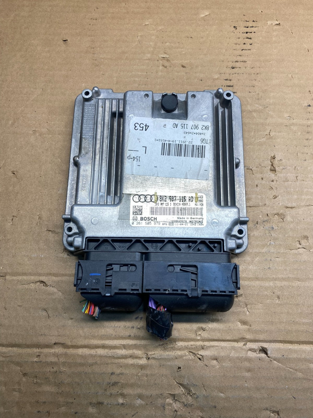 2011 to 2012 Audi A4 2.0L Engine Computer Ecu Pcm Ecm Pcu AD7640 DG0