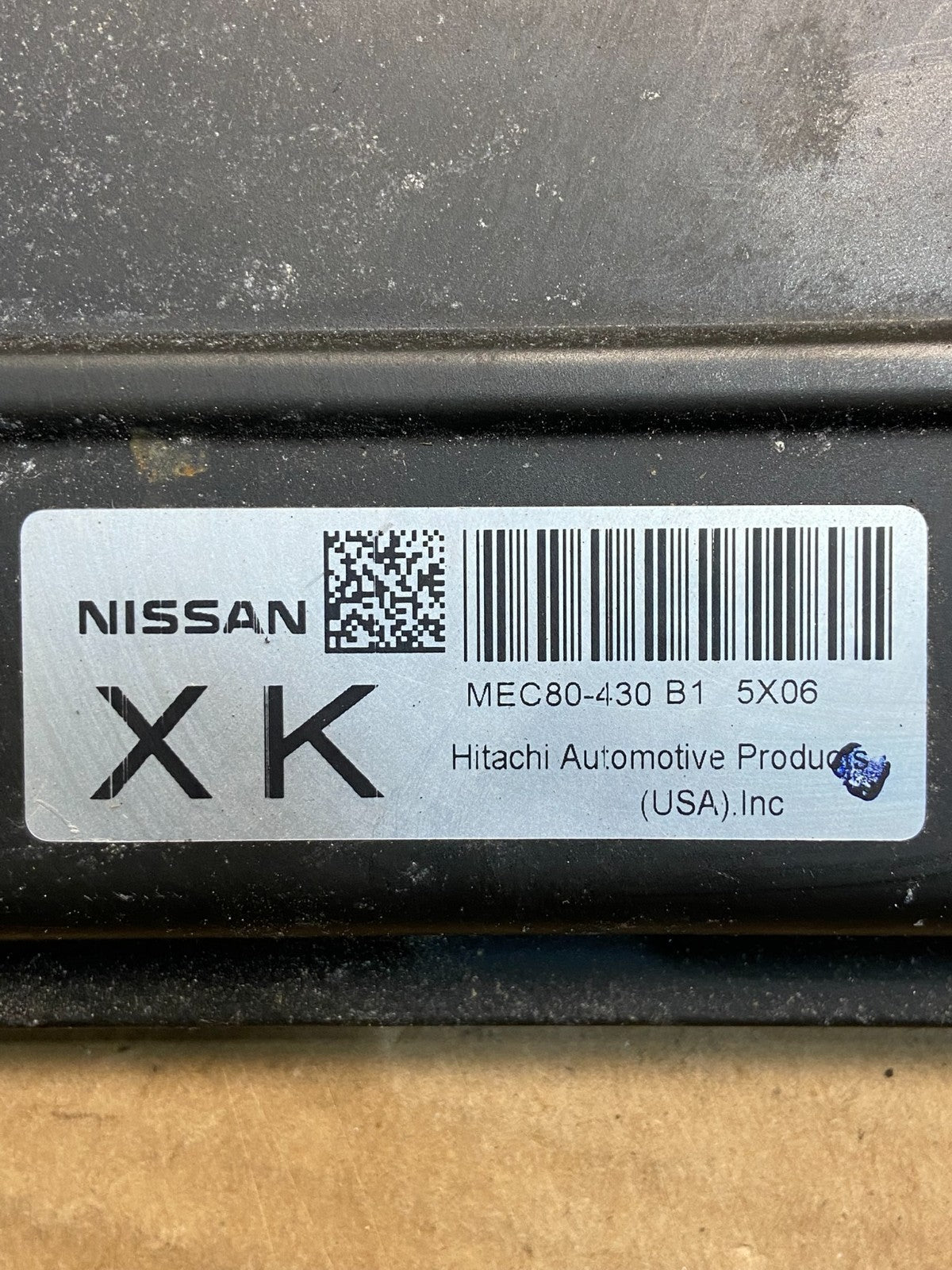 2006 Nissan Frontier Xterra 4.0L Engine Control mec80-430 b1 AE4640 DG2