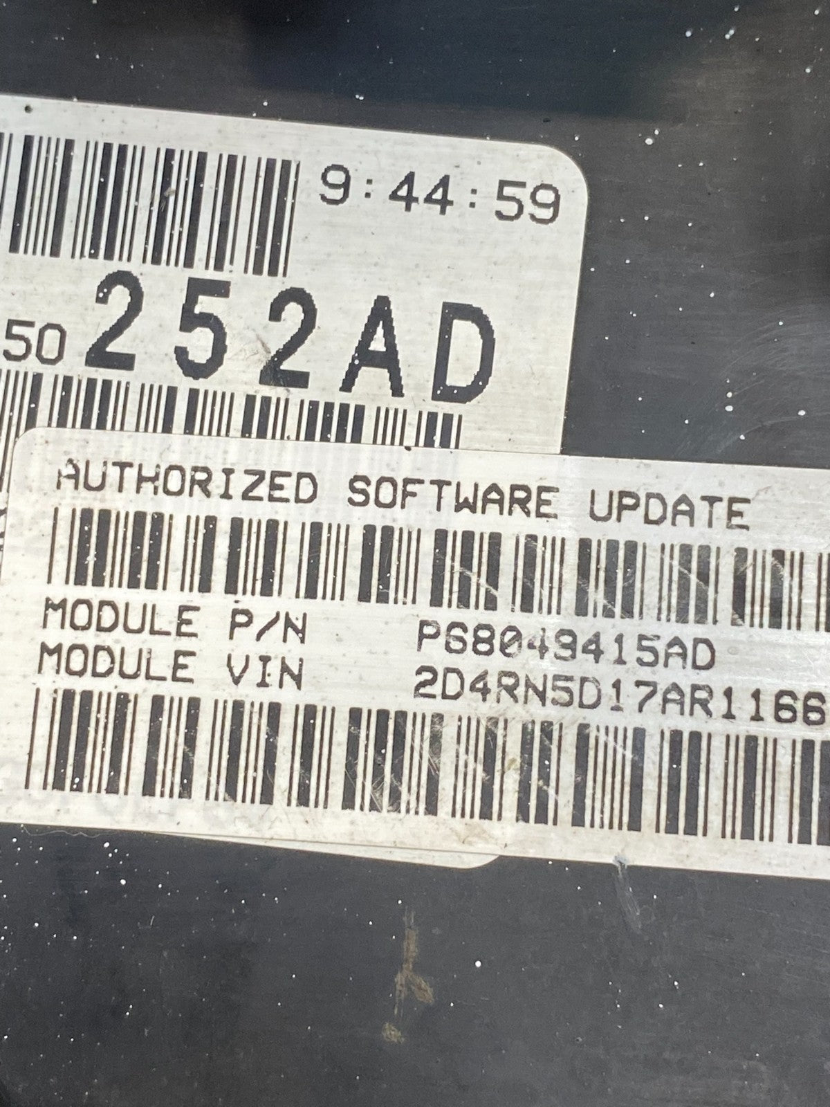 2008 to 2010 Dodge Grand Caravan Engine Computer Module ECM PCM ECU ac8072 DG2