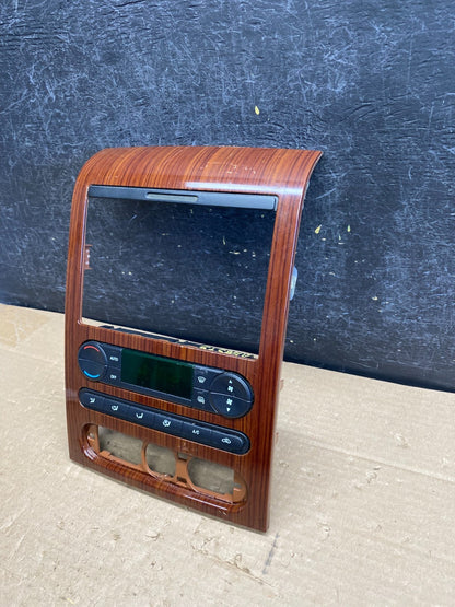 2004 to 2008 Ford F150 Radio Climate Dash Bezel Surround Black ag8375 DG1