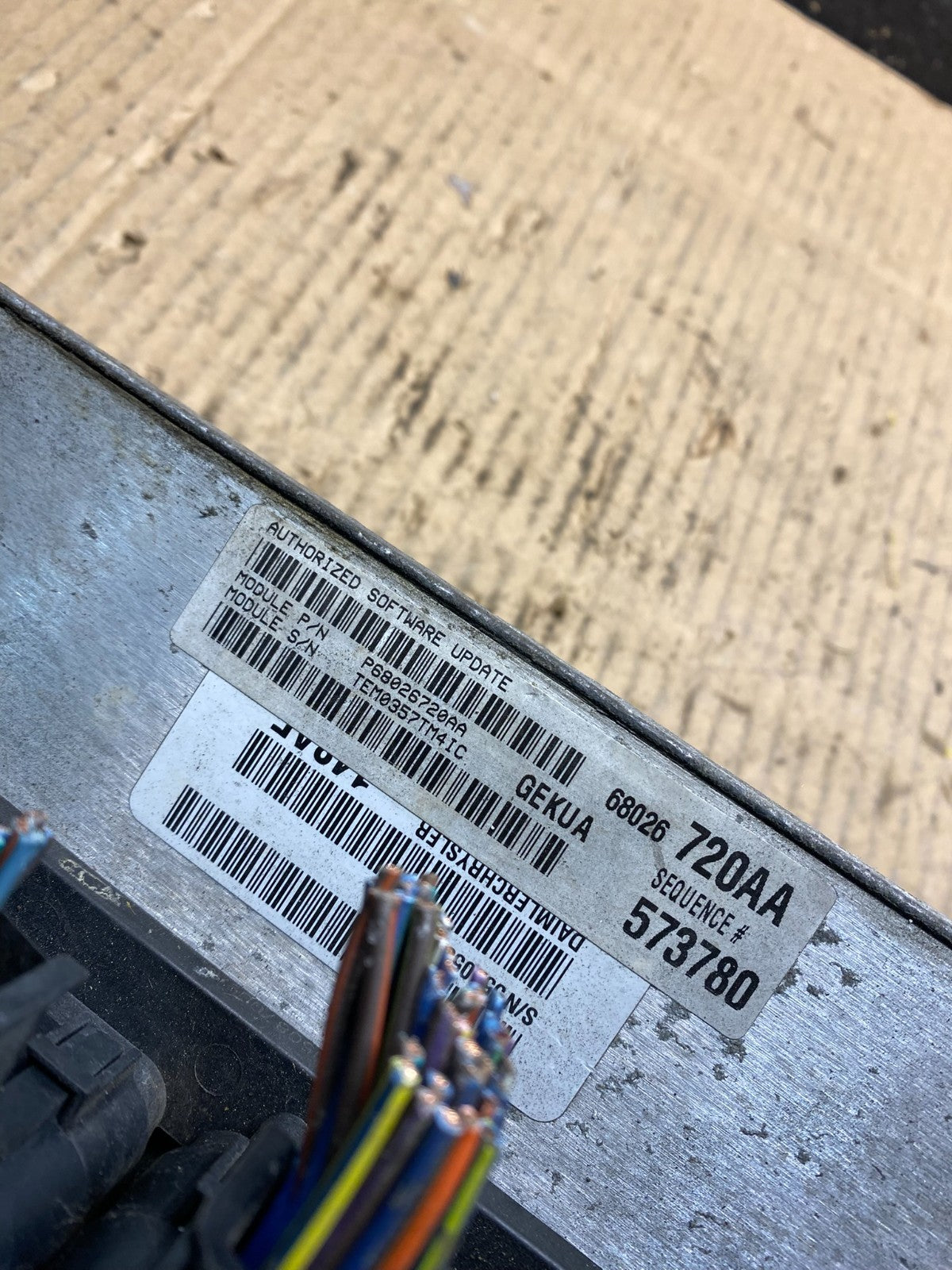 2007 Jeep Grand Cherokee  Commander 3.7L Engine Computer ECU PCM OEM z8675 DG3