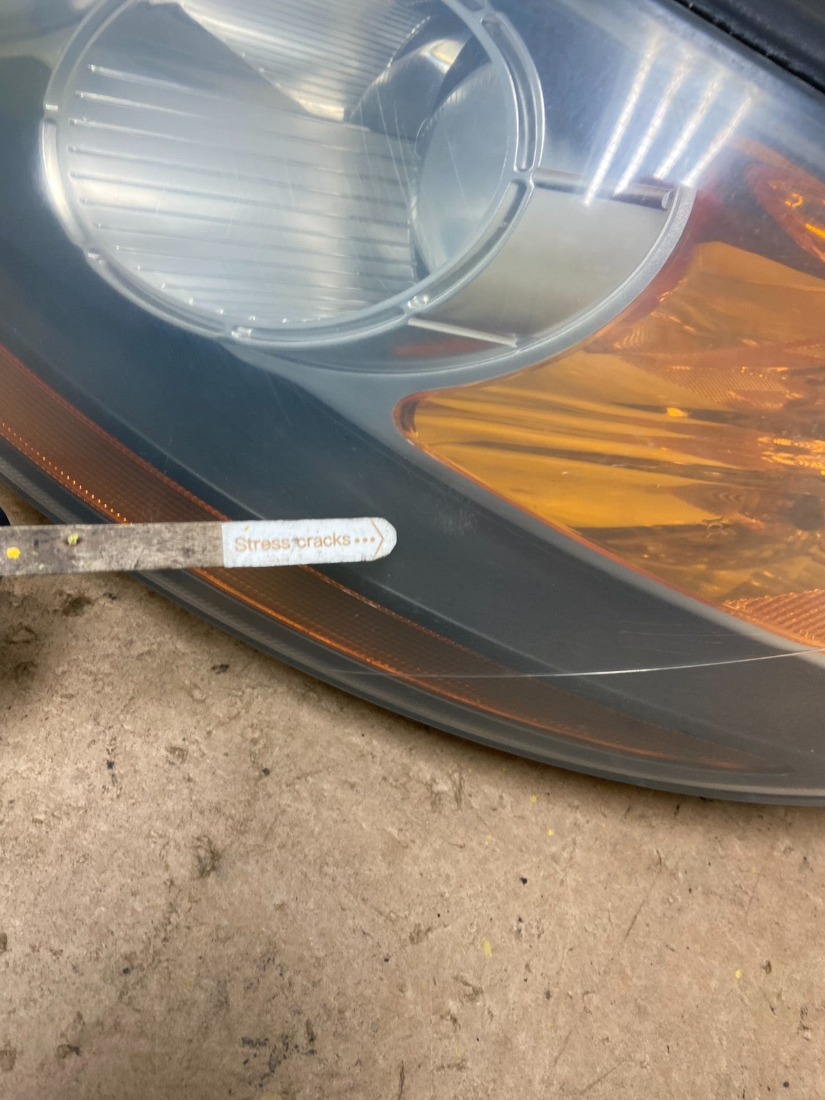 2007 2008 2009 Hyundai Santa Fe Left Driver LH Halogen Headlight Oem X8945 DW6