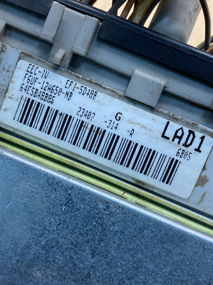 1996 Ford F250 F350 5.8L ECU ECM Engine Computer Module aj0186 DG2