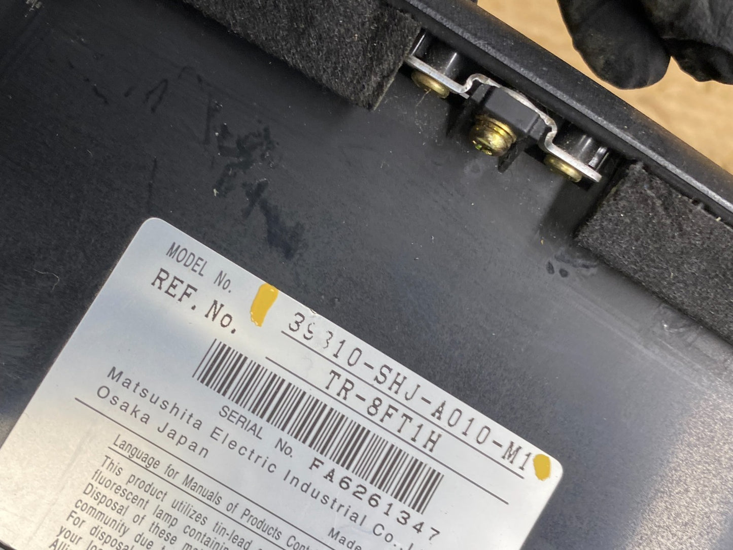 2005-2006 Honda Odyssey Information Display Screen 39810-SHJ-A010-M1 Z7555 DG6