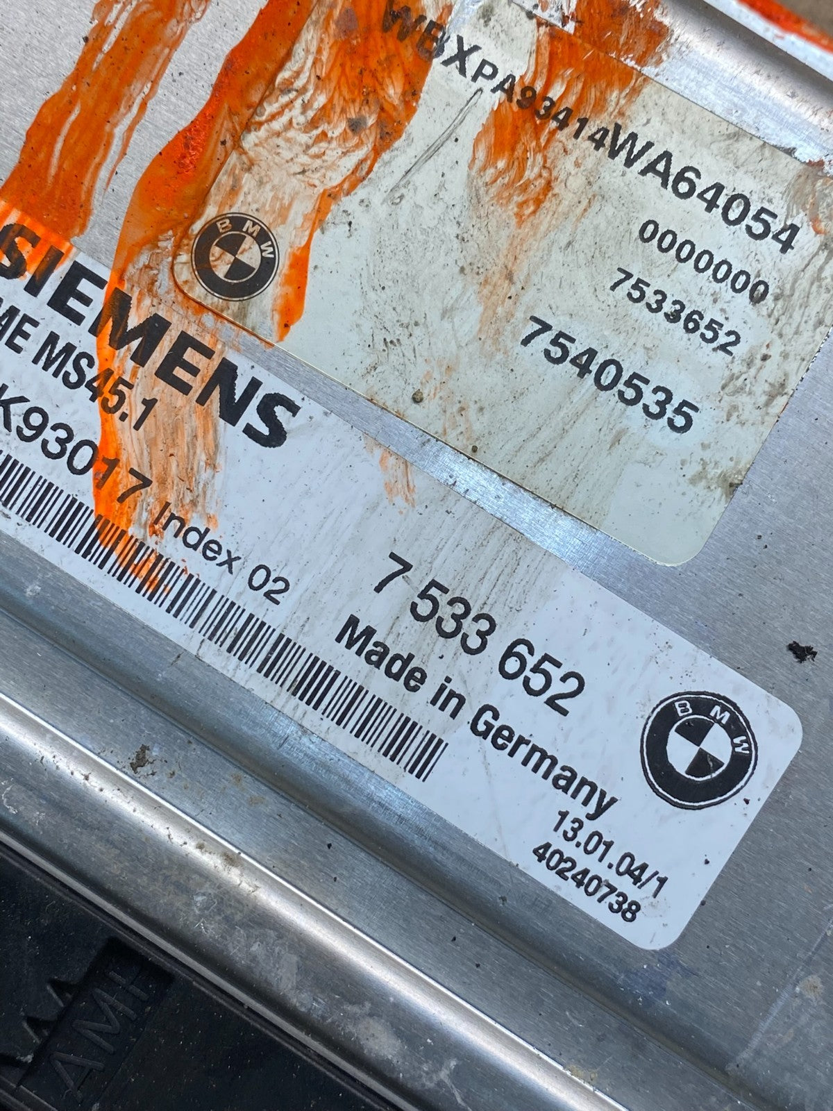 2004 2005 Bmw 530i Ecm Ecu Engine Computer Module ah4736 DG2