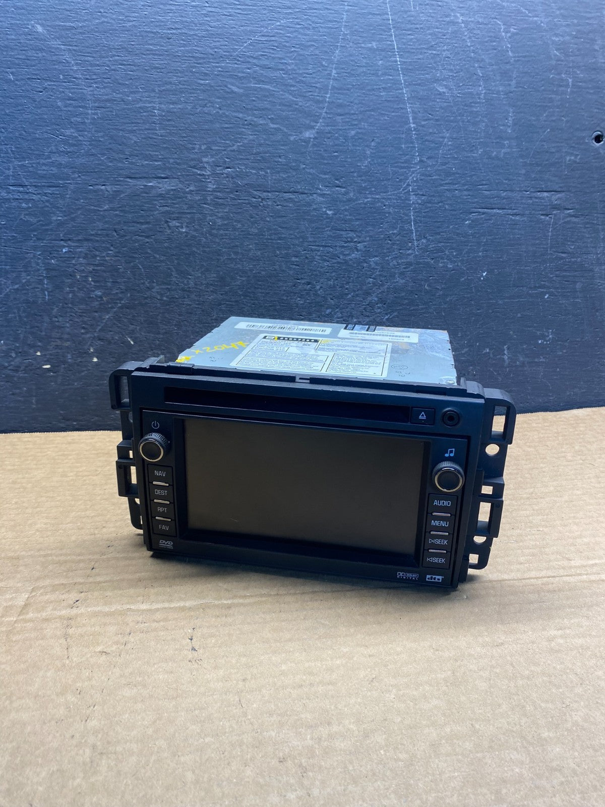 2007 to 2014 Chevrolet GMC Cadillac Radio Navigation Screen Display af7742 DG0