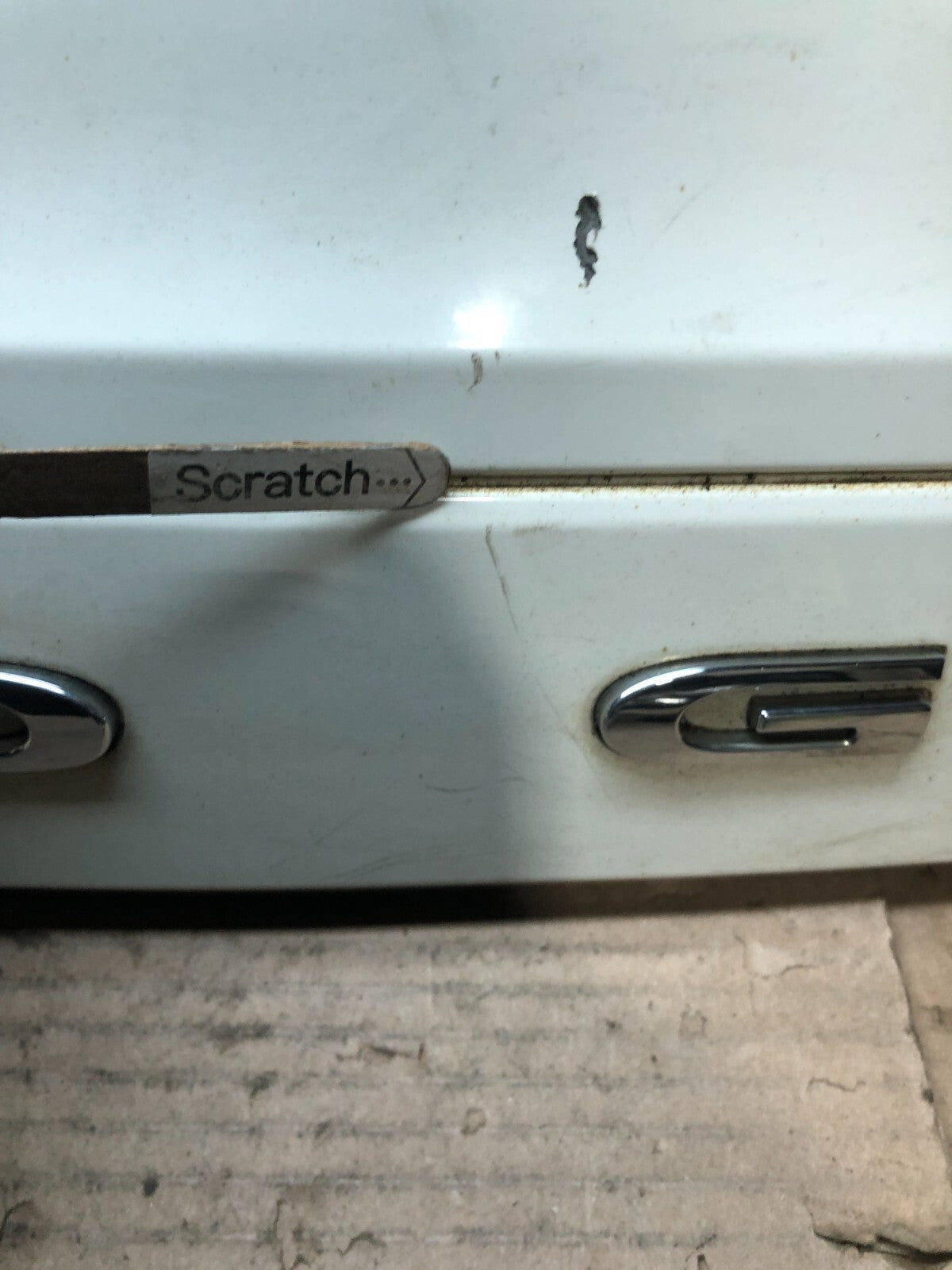2011-2018 Dodge Grand Caravan Black Rear Tail Gate Trim Molding Panel OEM H43154