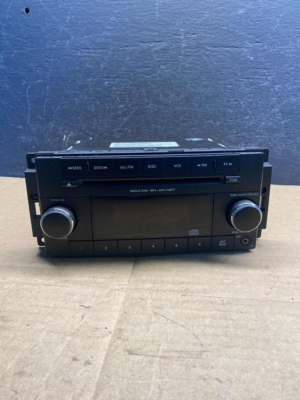 2007-2012 Chrysler Dodge Jeep Ram Radio CD MP3 AUX Receiver AE8252 DG0