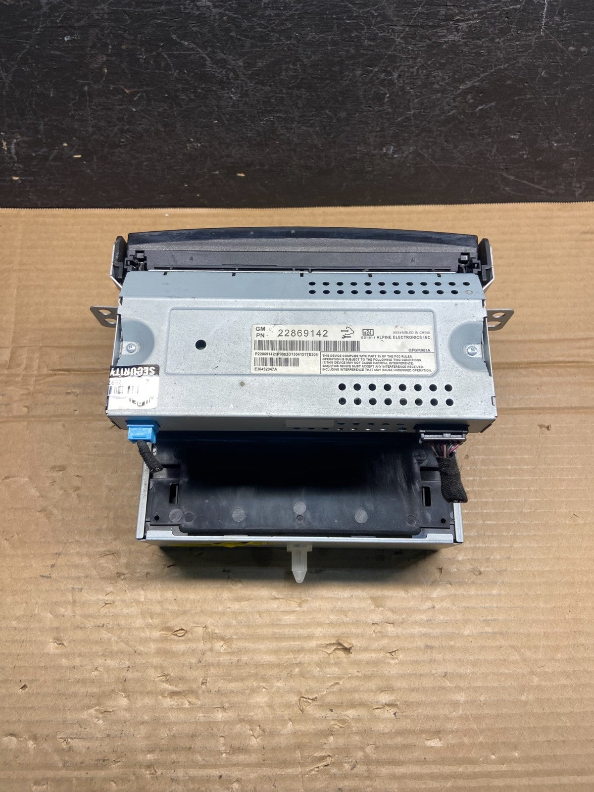 2013 2014 2015 Chevrolet Malibu Display Dash Screen Radio Information AE4522 DG3
