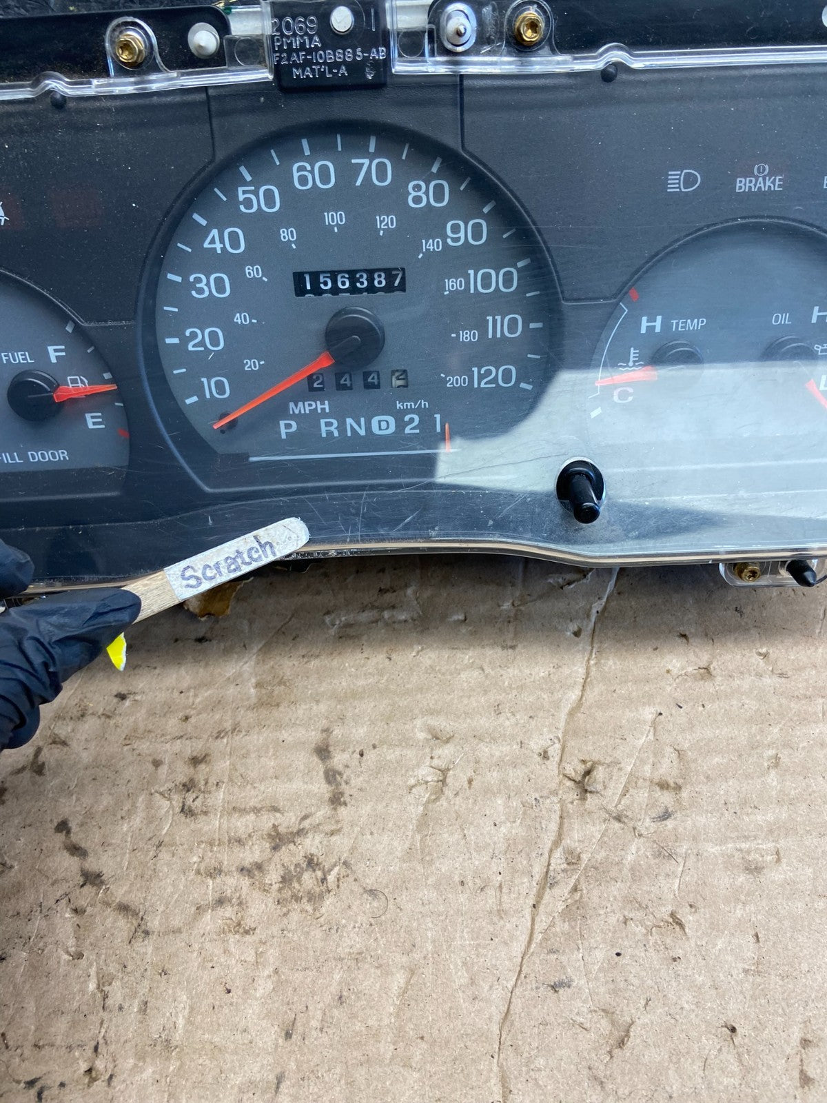 2001 to 2005 Mercury Grand Marquis Speedometer Cluster Gauge af2397 DG1