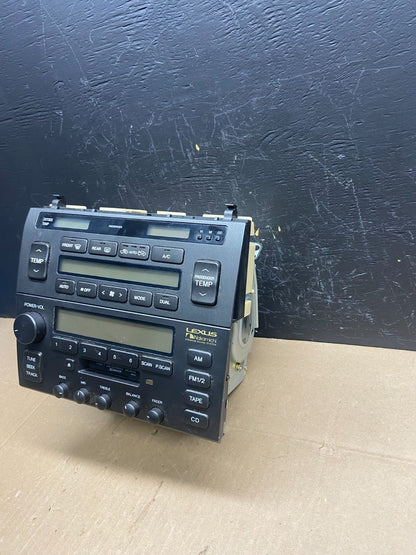1998 to 2000 Lexus LS400 Dual Climate Control Radio Receiver AB9367 DG1