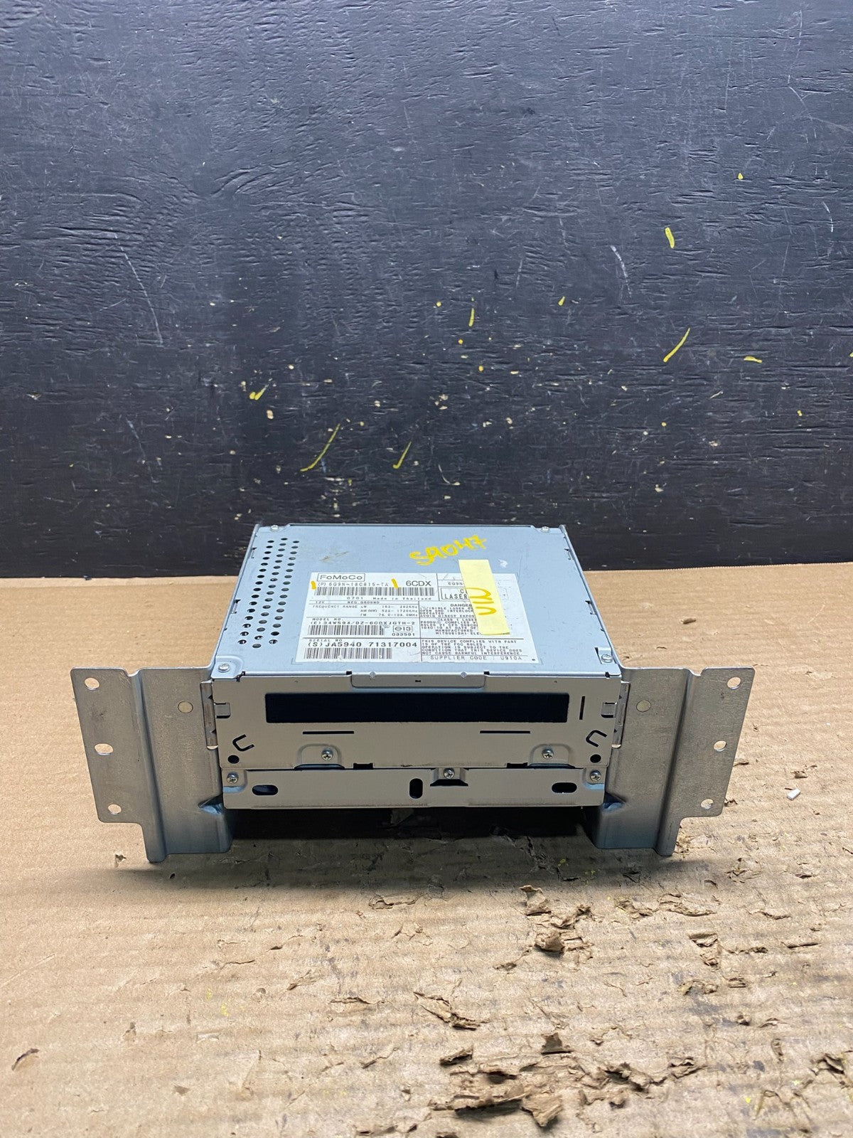 2009-2012 Land Rover Range Rover LR2 LR4 Evoque Radio Gps Cd Mechanism S9047 DG0