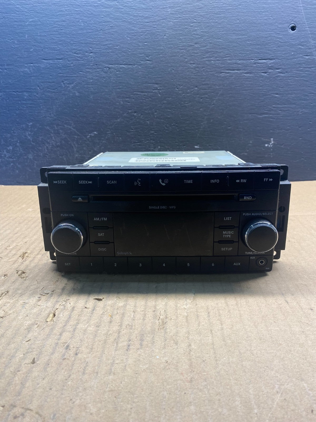 2007-2012 Chrysler Dodge Jeep Ram Radio CD MP3 AUX Receiver AC2700 DG0