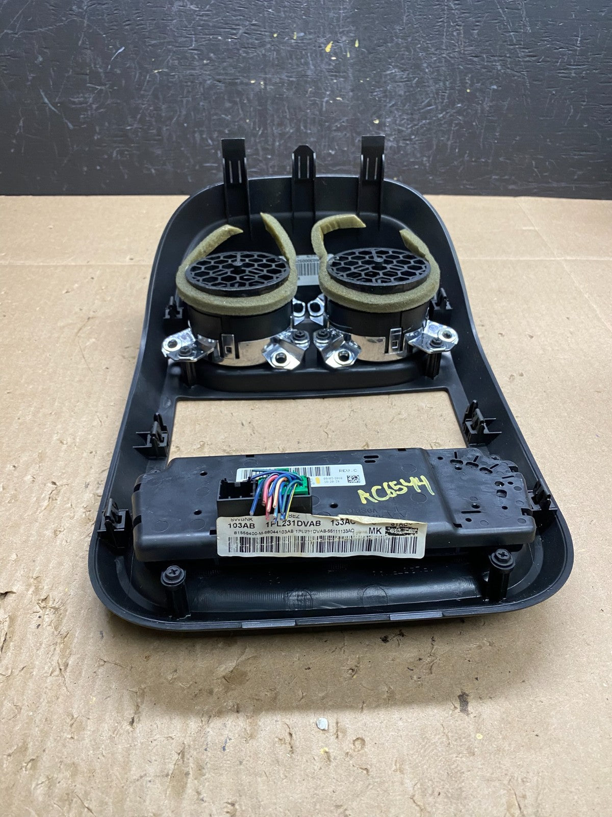 2011 to 2017 Jeep Compass Dash Climate Temperature Control Radio Bezel ac6544 DG4