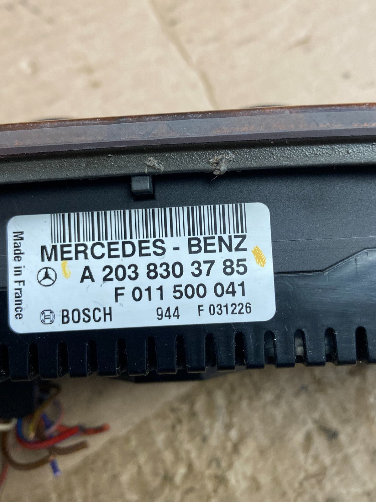 2005-2009 Mercedes W203 C230 C240 A/C Heater Climate Control Trim AF1873 DG4