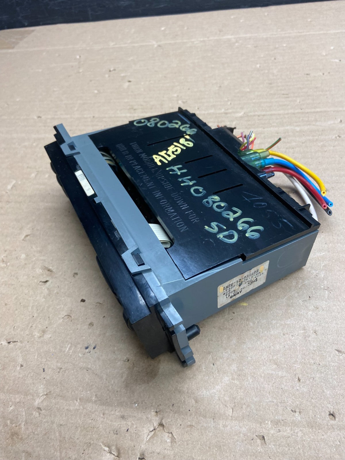 1988 - 1994 Lincoln Continental Temperature Climate Control A/C AG5181 DG4