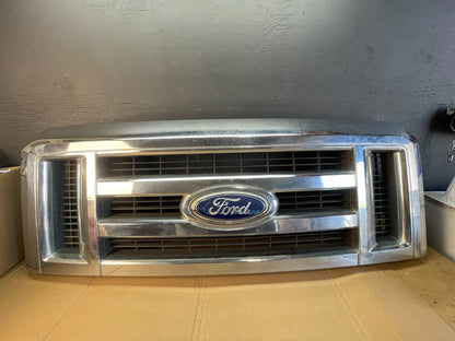 2008 to 2014 Ford Econoline E150 E250 Front Upper Chrome Grill Grille ac5267 DG0