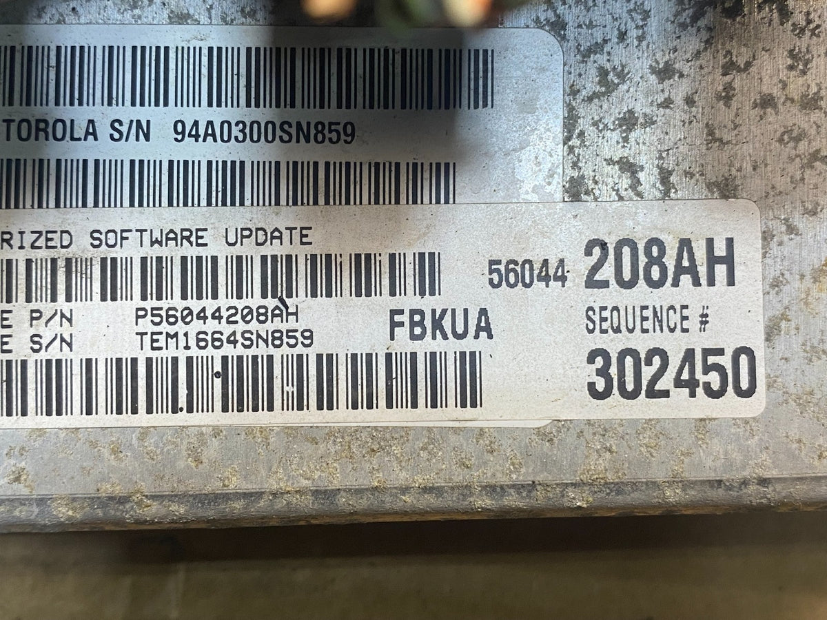 2004 Jeep Liberty 3.7L Engine ECU Computer Module ECM AF6673 DW2