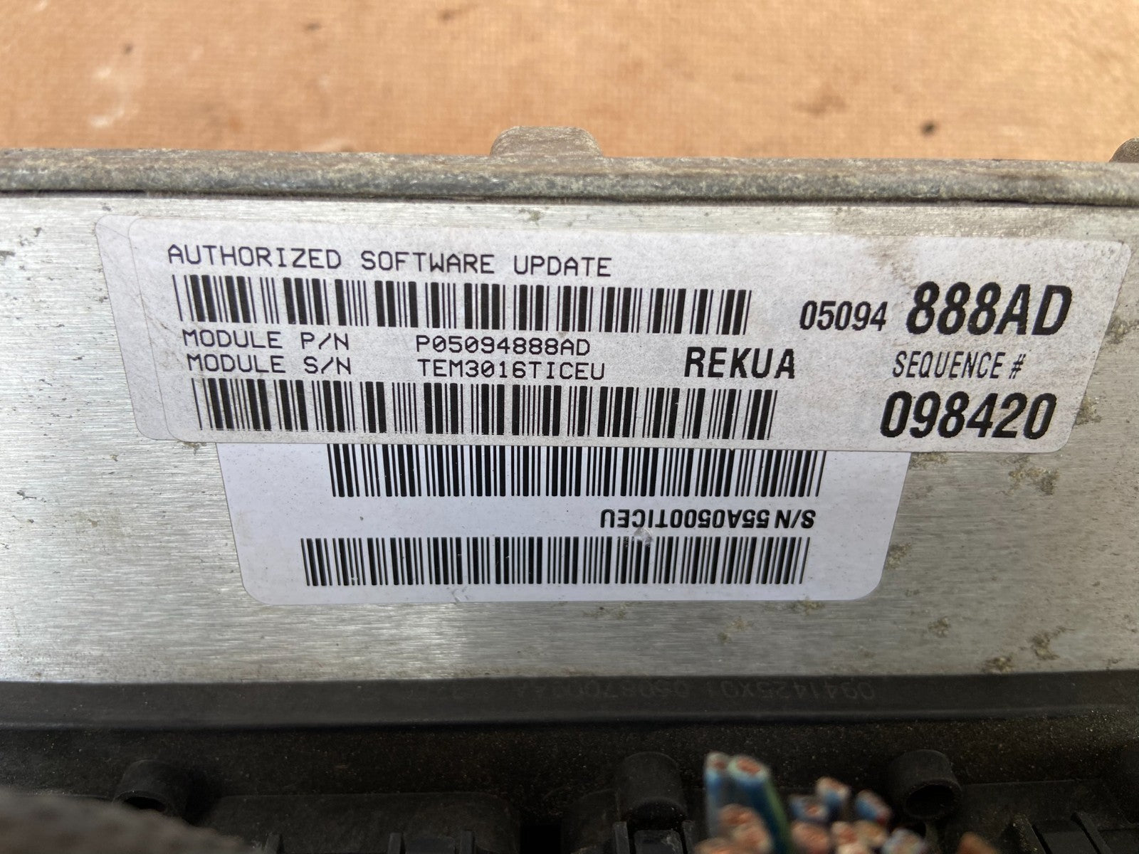 2007 Jeep Grand Cherokee Commander 3.7L Engine Computer ECU PCM AD2908 DW2