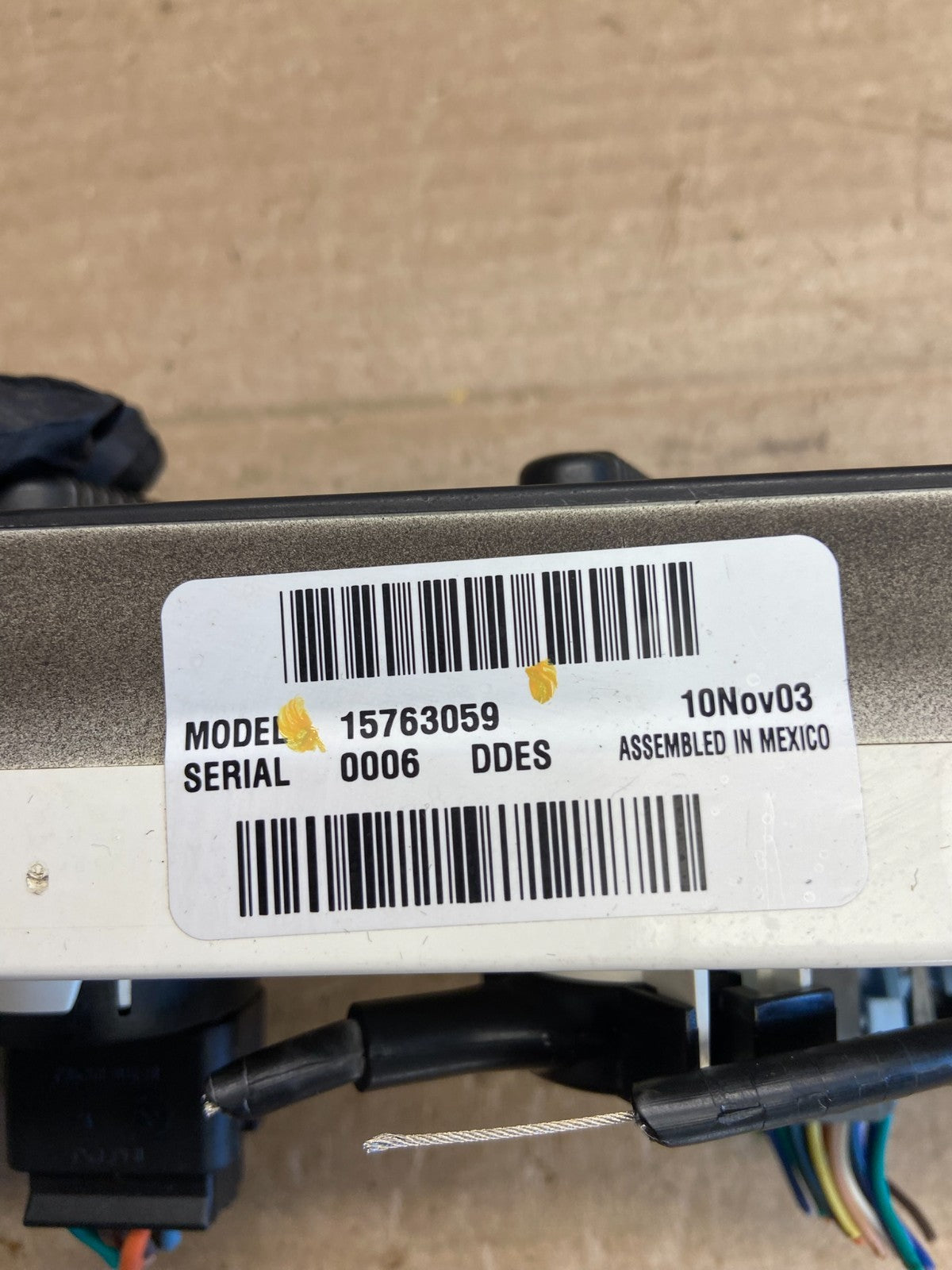 2003 to 2006 GMC Sierra Heater Climate Control AH1584 DG4