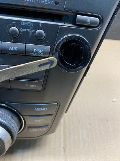 2007 to 2009 Acura Mdx Radio Stereo 6 CD Player Climate Control Pan OE AI4763 DG1