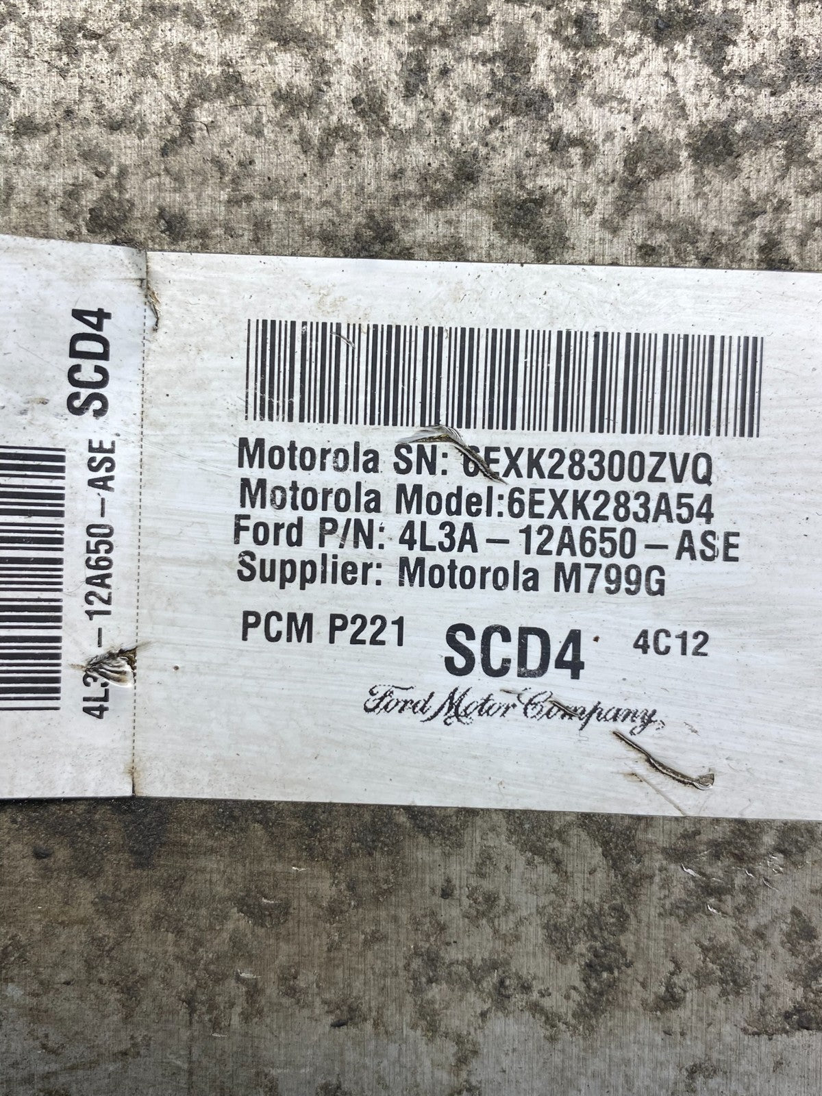 2009 2010 Toyota Rav4 Engine Control Module ECU ECM 89661-42j91 ae0147 DG2
