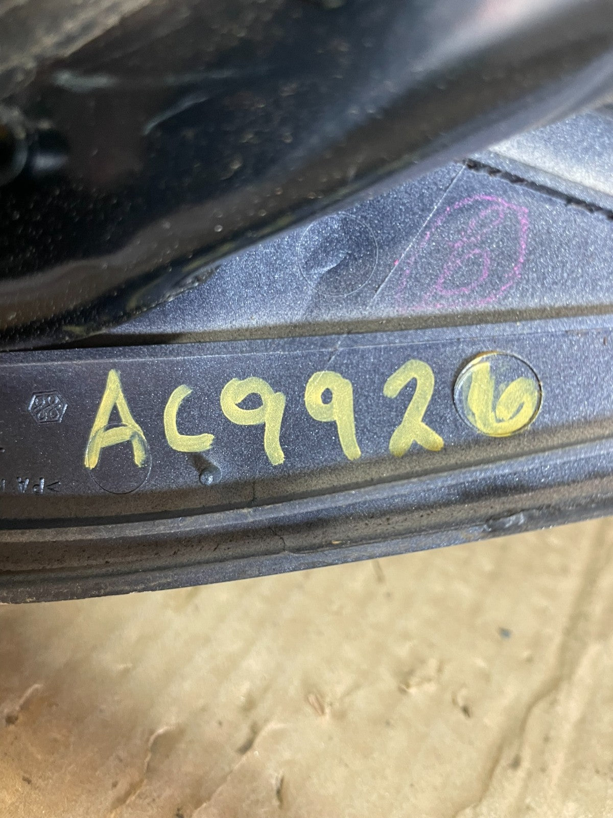 2001-2007 Toyota Highlander Left Driver LH Side View Door Mirror AC9926 DW12